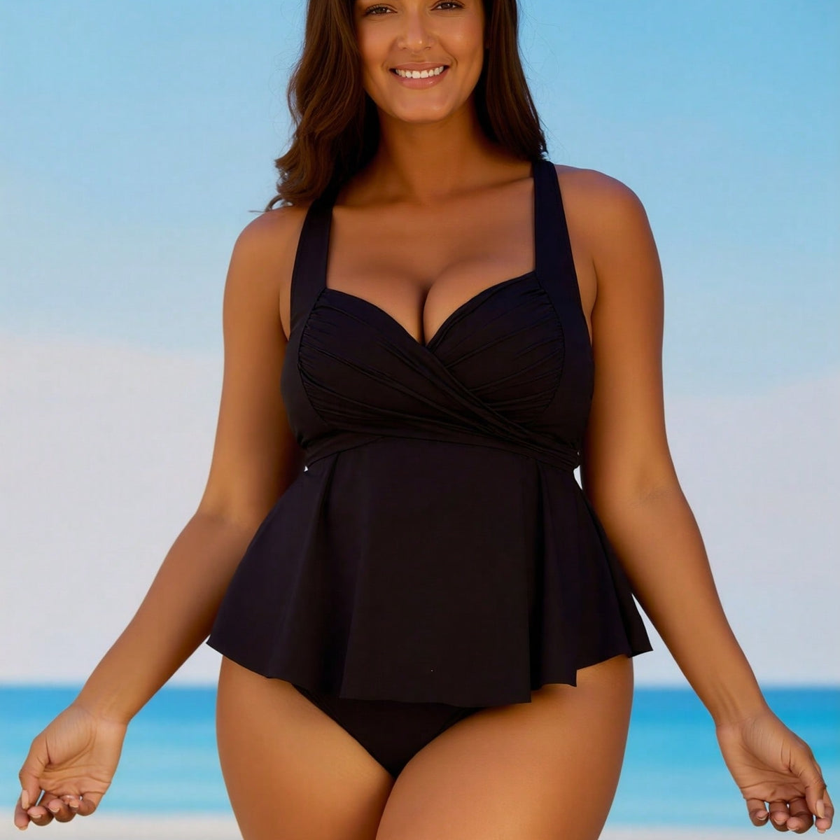 Women's Two-Piece Tankini Swimsuit