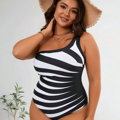 Halter V-Neck Swimsuit with Long Cover-Up and Starfish Detail