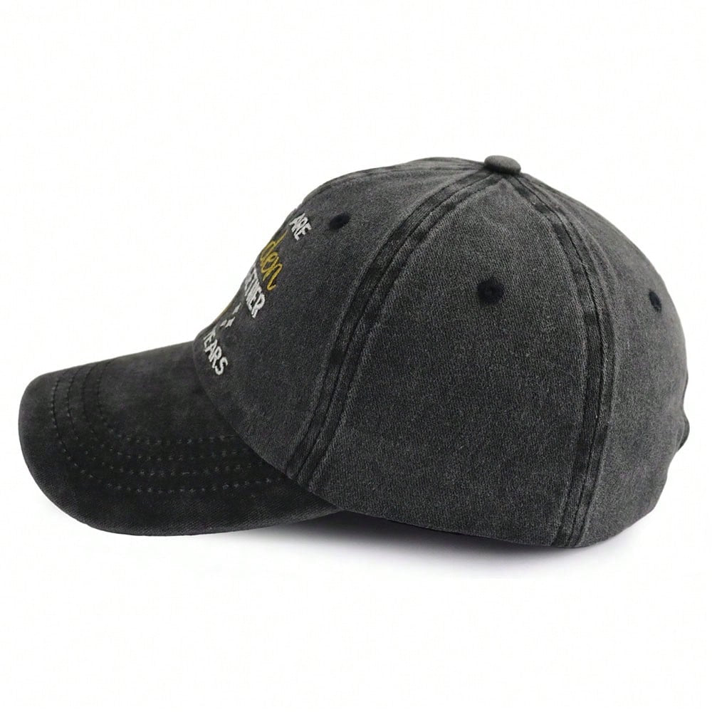 50th Anniversary Embroidered Cotton Baseball Hat Sun Hat Cap
