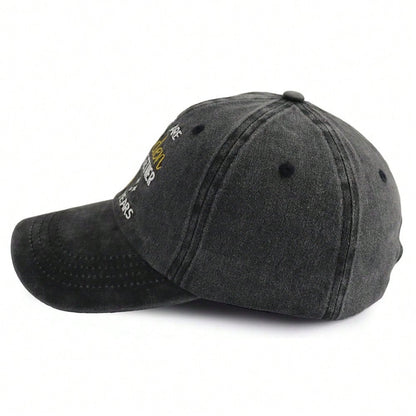 50th Anniversary Embroidered Cotton Baseball Hat Sun Hat Cap