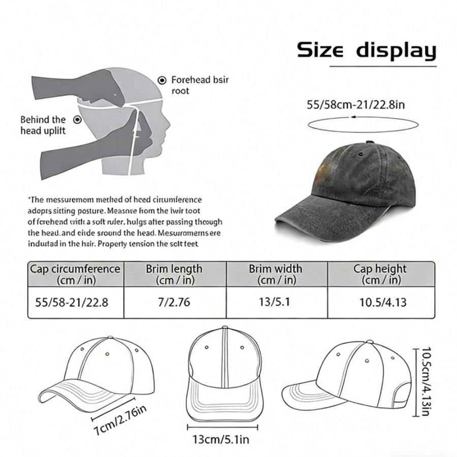 Eagle Embroidered Cotton Baseball Cap Sun Cap Cap