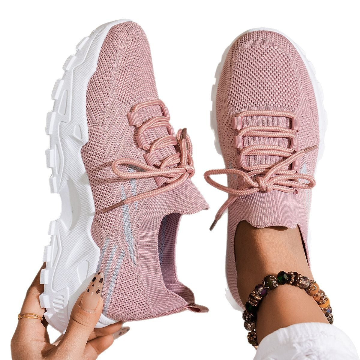 Women's casual stylish and lightweight soft bottom sports shoes