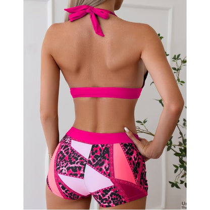 Fashionnew arrivalseparates swimsuit women's suspender tie bikini swimsuit chest push up boxer briefs swimsuit women