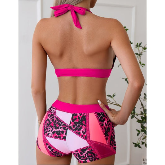 Fashionnew arrivalseparates swimsuit women's suspender tie bikini swimsuit chest push up boxer briefs swimsuit women